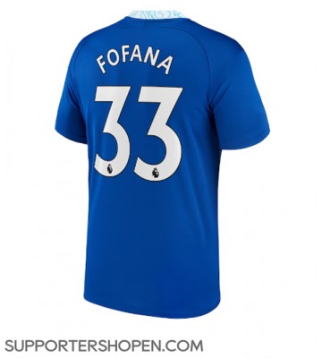 Chelsea Wesley Fofana #33 Hemma Matchtröja 2022-23 Kortärmad